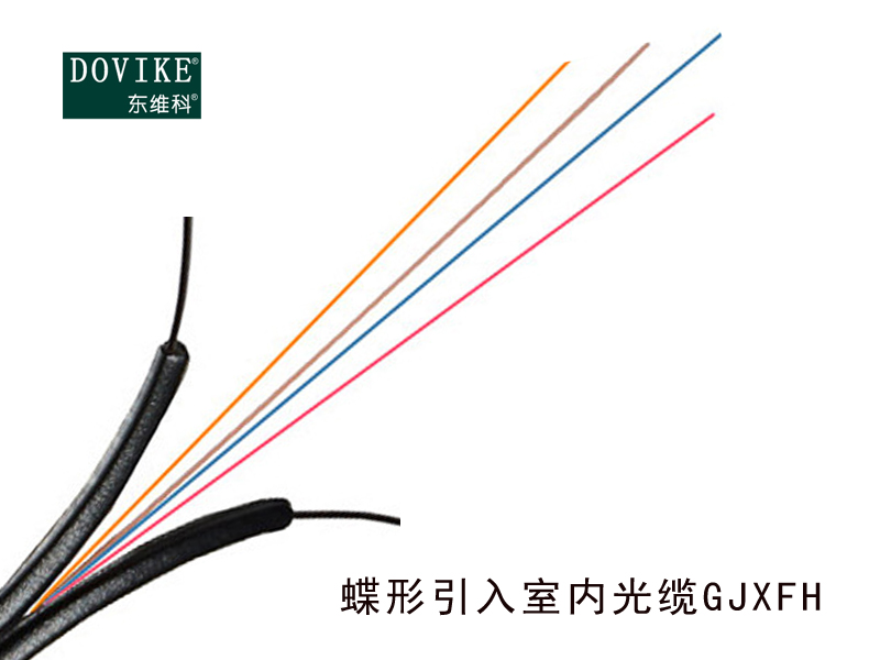 GJXFH蝶形光纜，2芯皮線光纜--江蘇東維通信科技有限公司