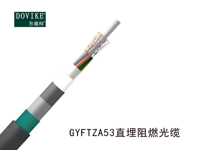 GYFTZA53直埋鎧裝阻燃光纜  24芯GYFTZA53阻燃光纜--江蘇東維通信科技有限公司
