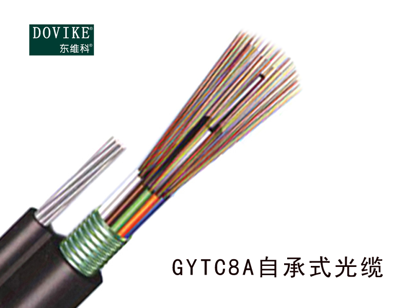 GYTC8S8字型自承式通信用室外光纜，24芯GYTC8S自承式光纜廠家--江蘇東維通信科技有限公司
